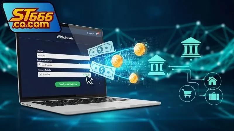 Lưu ý khi rút tiền tại ST666